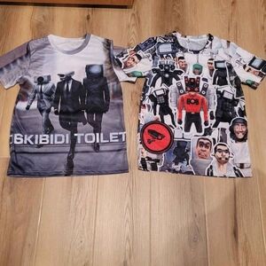 Graphic Kids T-Shirts - Skibidi Toilet